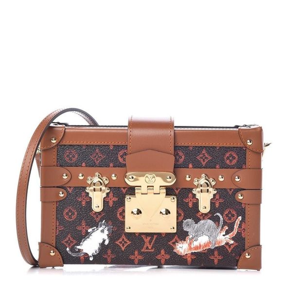Louis Vuitton Handbags - Louis Vuitton Catogram Trunk Petite Malle cat bag crossbody LV Grace Coddington